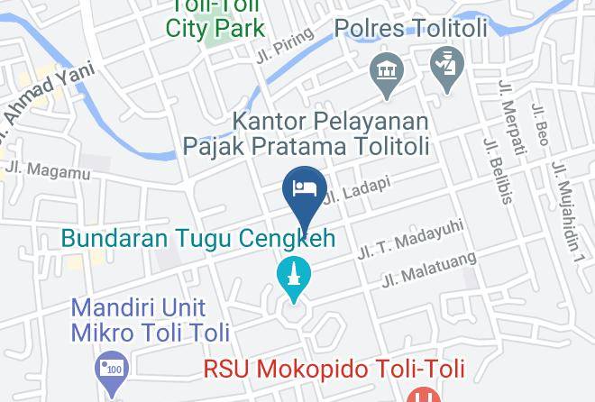 Tolitoli Regency - Bumi Harapan Hotel Maps
