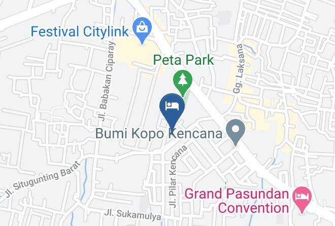 Bandung - Bumiminang Hotel Maps