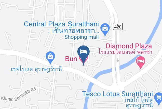 Amphoe Mueang Surat Thani - Bun Hotel Maps