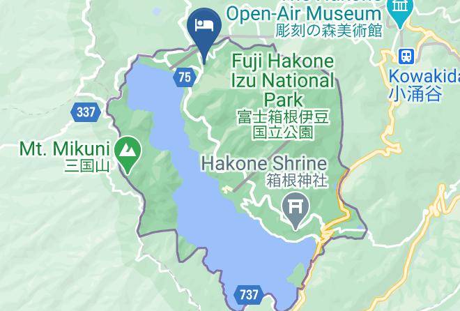 Hakone Townashigarashimo District - Buna No Ki Maps