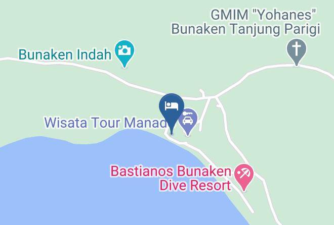 Kota Manado - Bunaken Oasis Dive Resort And Spa Maps