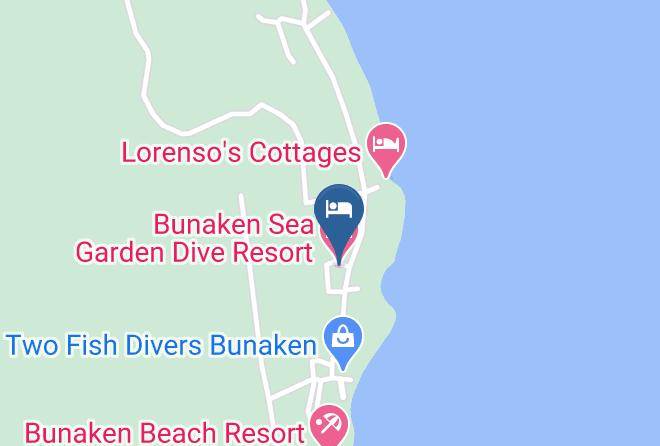 Kota Manado - Bunaken Sea Garden Dive Resort Maps