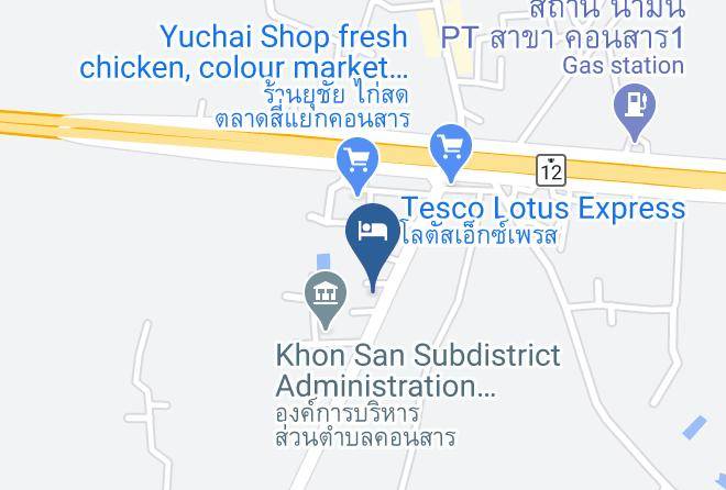 Amphoe Khon San - Bunbamrung Hotel Maps