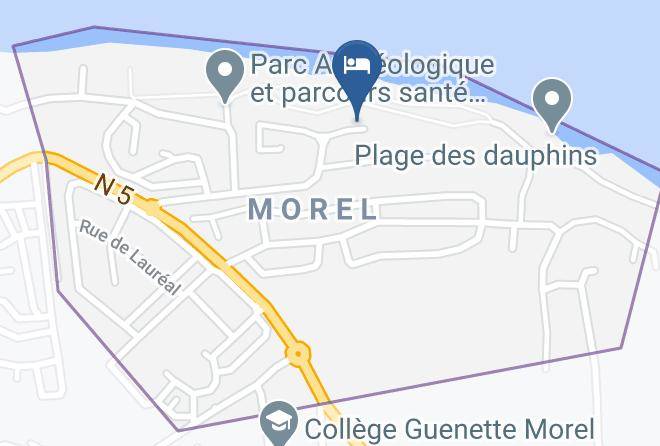 Le Moule - Bungalove Maison Bleue Maps