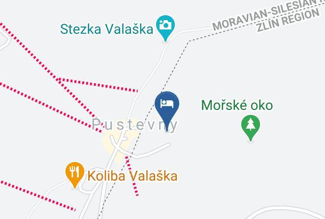 Vsetin - Bungalovy Pustevny Maps