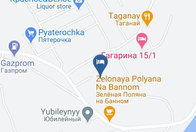 Abzelilovsky District - Bungalow Polesie On Bannoye Lake Maps