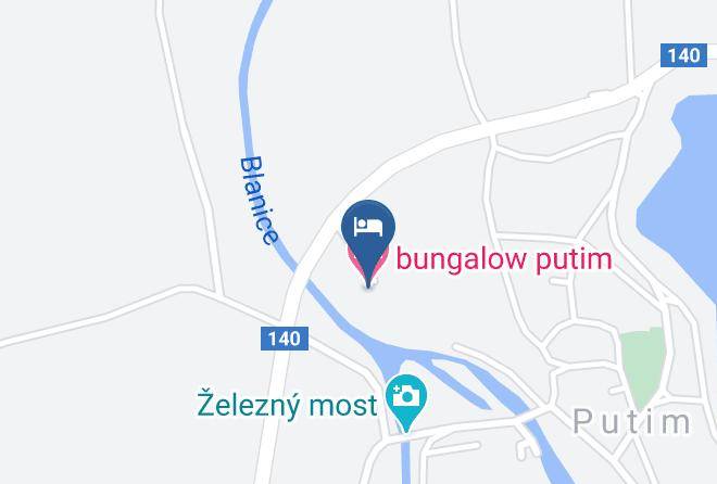 Pisek - Bungalow Putim Maps