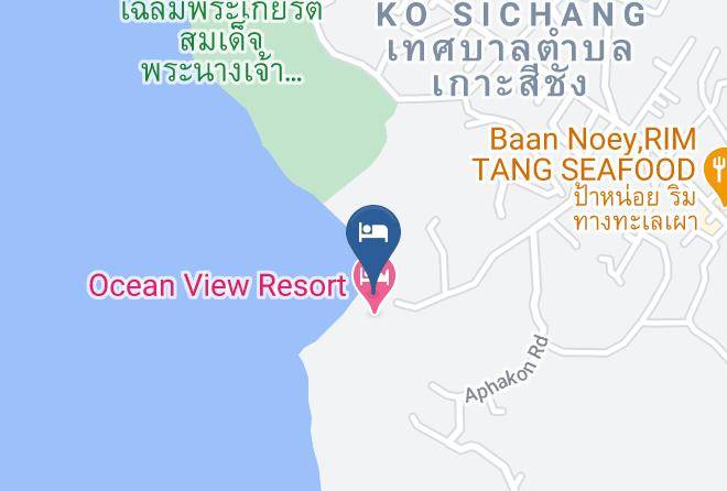 Ko Sichang District - Bungalow Sripitsanu Maps