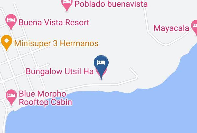 Bacalar - Bungalow Utsil Ha Maps