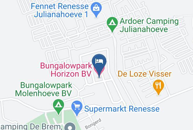Schouwen Duiveland - Bungalowpark Horizon Bv Maps