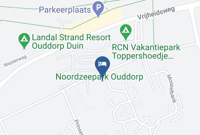 Gemeente Goeree Overflakkee - Bungalowpark Noordzeepark Ouddorp Maps