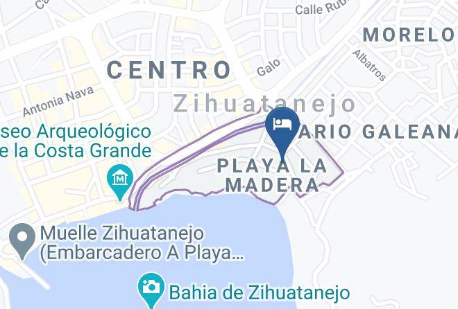 Jose Azueta - Bungalows Adelamar Maps