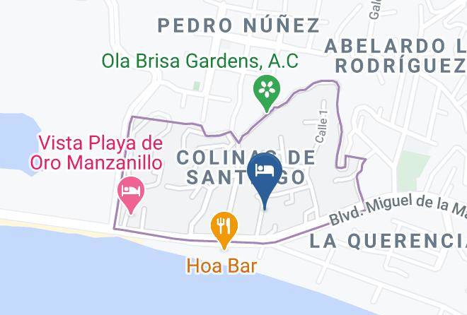 Manzanillo - Bungalows Alcaraz Maps