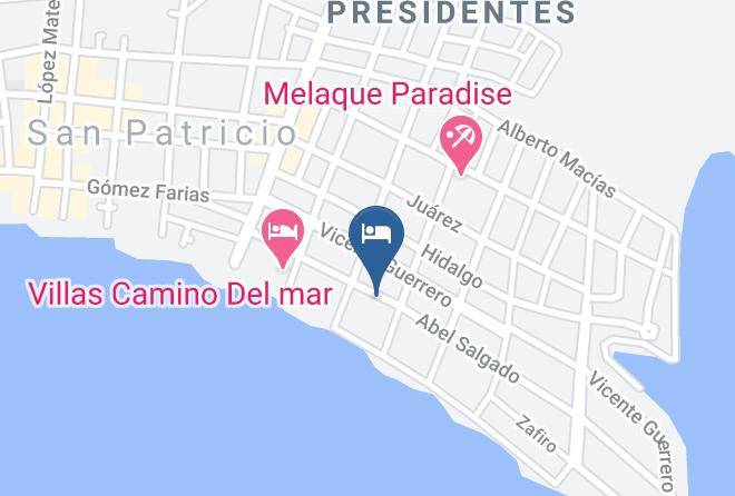 Cihuatlan - Bungalows Azteca Maps