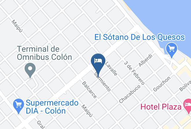 Colon - Bungalows Cacatua Maps