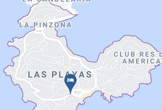 Acapulco De Juarez - Bungalows Caletilla Diamante Maps