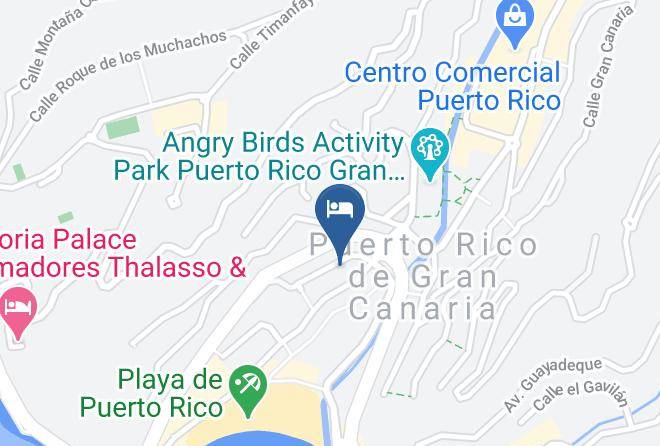 Las Palmas - Bungalows Caribe Maps