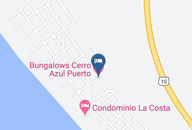 Canete - Bungalows Cerro Azul Puerto Maps