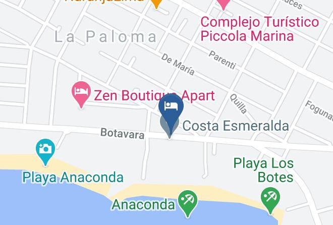 La Paloma - Bungalows Costa Esmeralda Maps