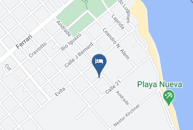 Colon - Bungalows Costero Sur Maps