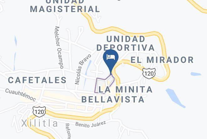 Xilitla - Bungalows De Kq Maps