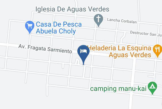 Mar Del Tuyu - Bungalows De La Mancha Maps