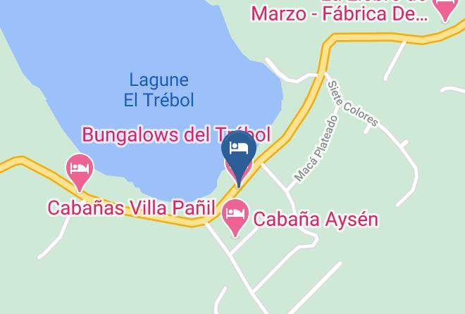 Bariloche - Bungalows Del Trebol Maps