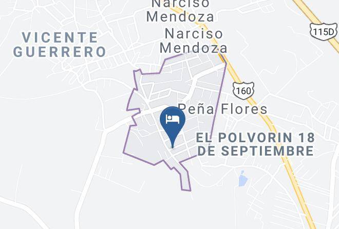 Cuautla - Bungalows Dlos Abuelos Maps