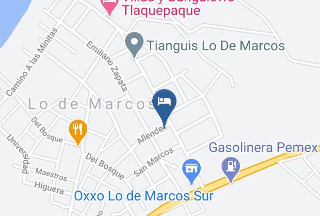 Bahia De Banderas - Bungalows Don Jose Maps