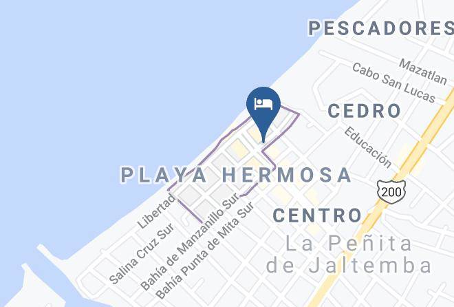 Compostela - Bungalows Don Jose Maps