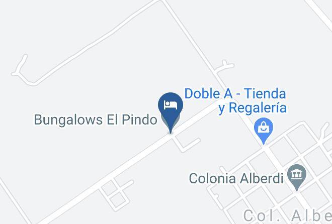 Obera - Bungalows El Pindo Maps