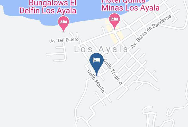 Compostela - Bungalows El Refugio Maps