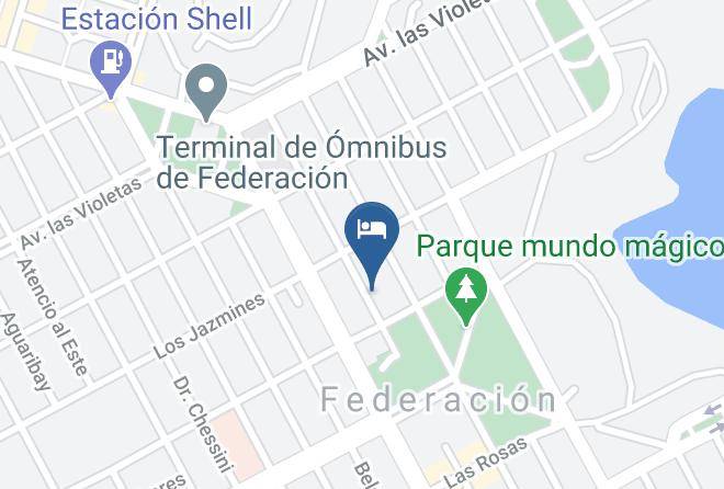 Federacion - Bungalows El Secreto Maps