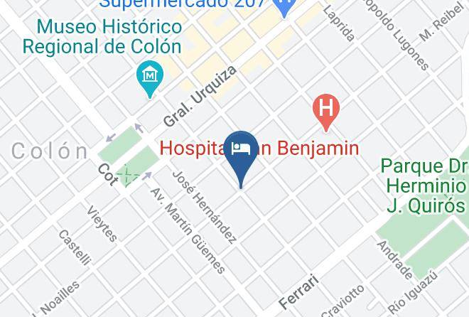 Colon - Bungalows El Silencio Maps