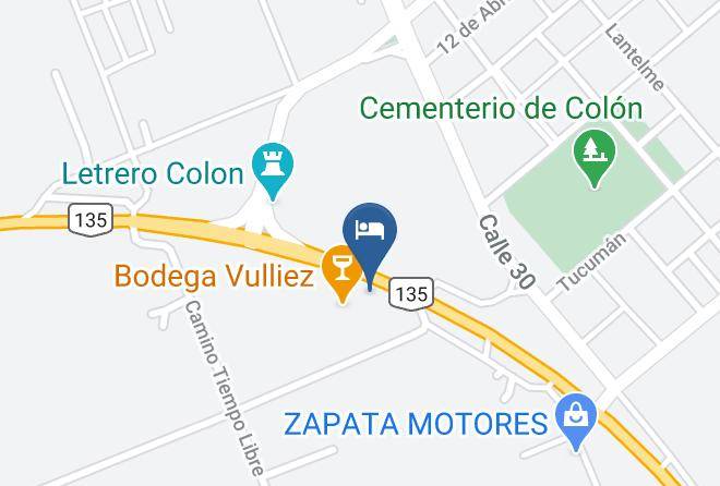 Colon - Bungalows El Zarateno Maps
