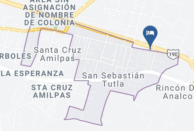 San Sebastian Tutla - Bungalows Estancia 16 Maps