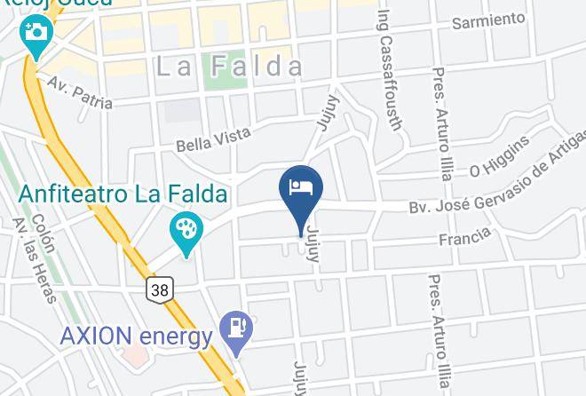 Punilla Department - Bungalows Friul Maps
