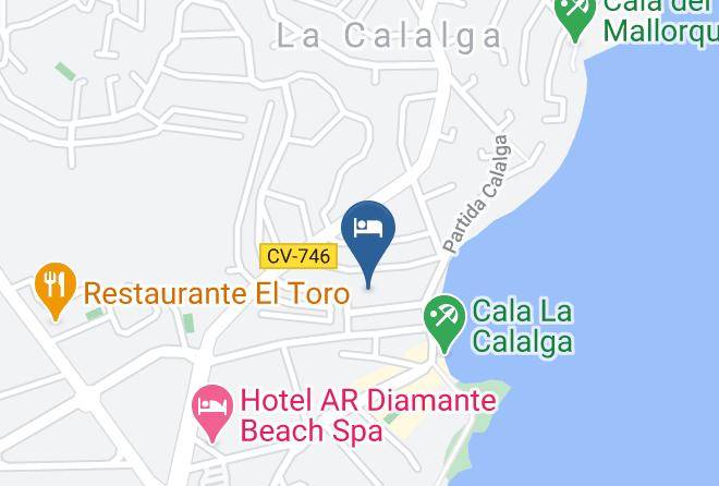 Alicante - Bungalows Galetamar Maps