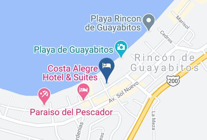 Compostela - Bungalows Jacarandas Maps