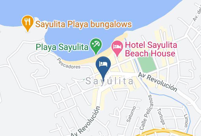 Bahia De Banderas - Bungalows Jaqueline Maps