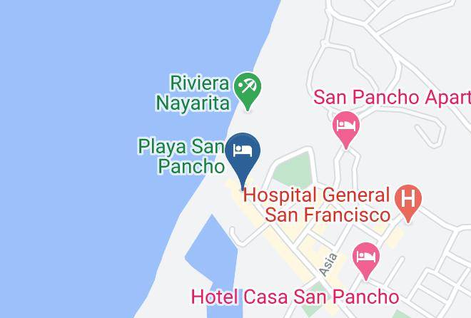 Bahia De Banderas - Bungalows La Perla Maps