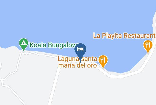 Santa Maria Del Oro - Bungalows Lalys Maps