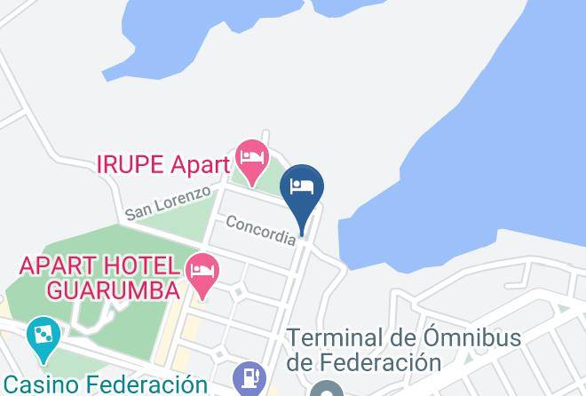 Federacion - Bungalows Las Chimeneas Maps