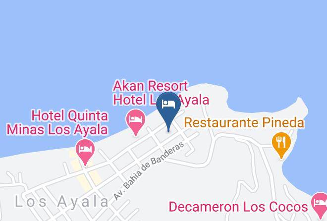 Compostela - Bungalows Las Iguanas Maps