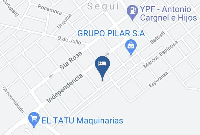 Parana - Bungalows Las Palmeras Maps