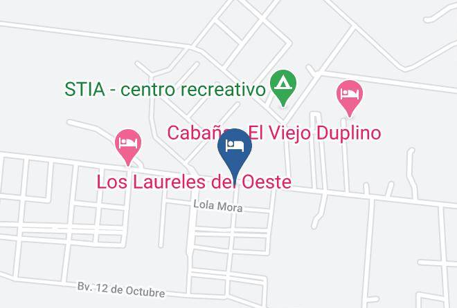 Concepcion Del Uruguay - Bungalows Los Laureles Del Oeste Maps