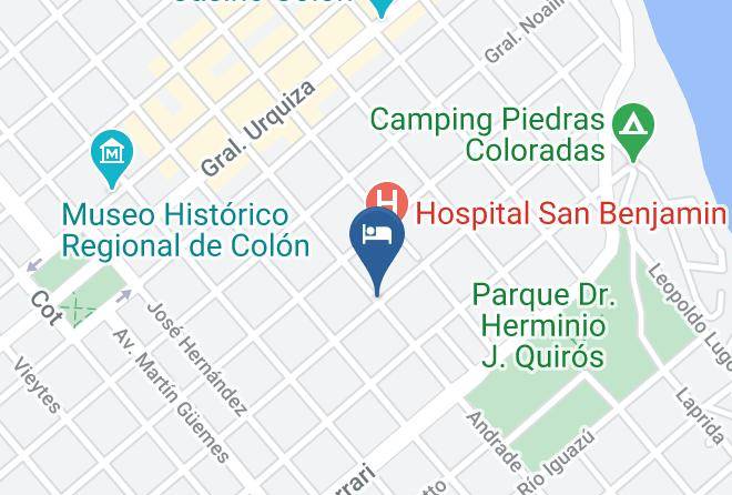 Colon - Bungalows Los Naranjos Maps