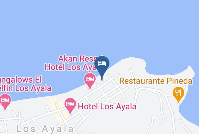 Compostela - Bungalows Mar Y Paz Maps