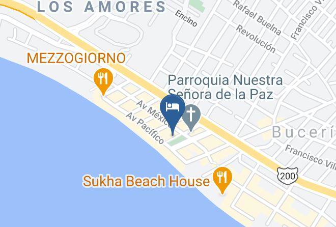 Bahia De Banderas - Bungalows Miguel Angel Maps