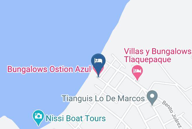 Bahia De Banderas - Bungalows Ostion Azul Maps